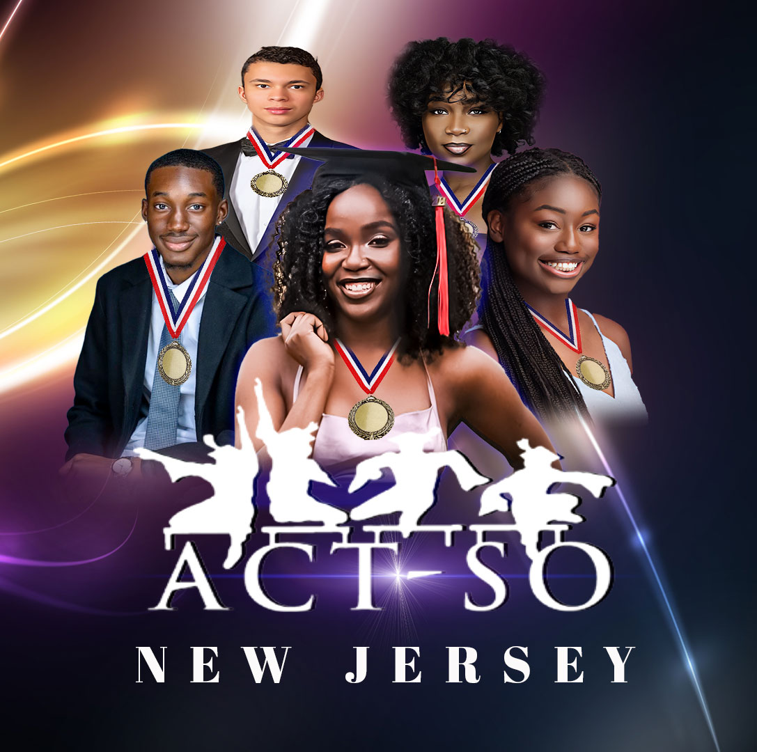ACT-SO New Jersey students wearing medals